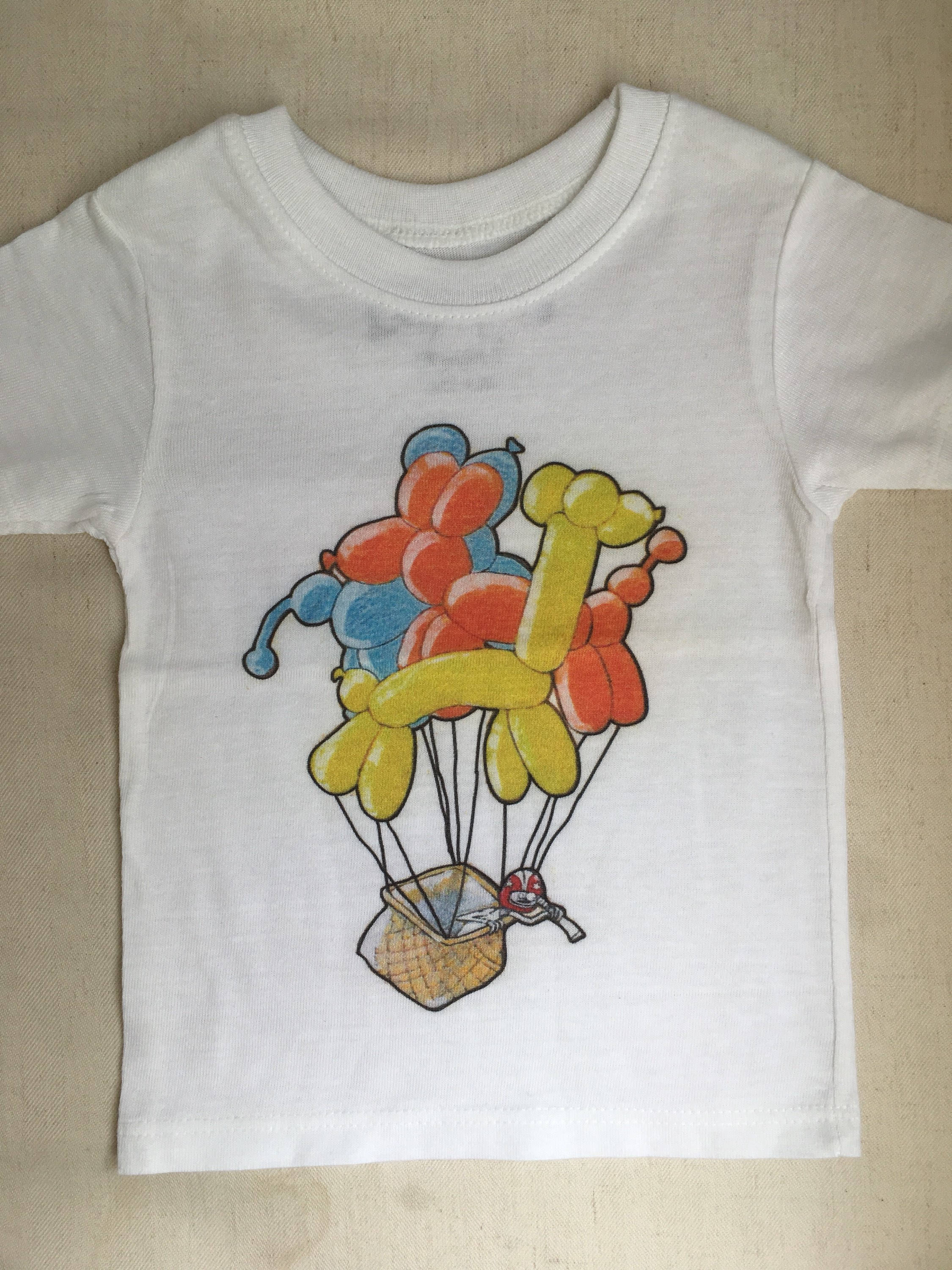 Eco-Blend Organic Supersoft Baby Tee - Hot Air Balloon Animals