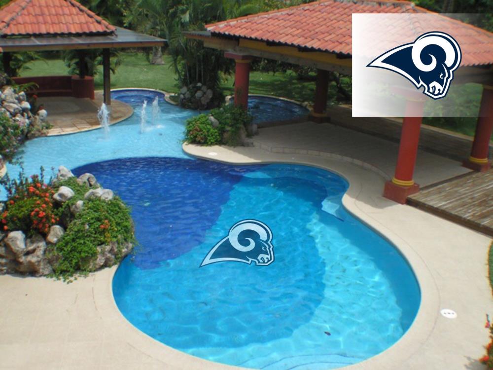 Applied Icon Los Angeles Rams 59-ft Pool Graphic | NFPO1703