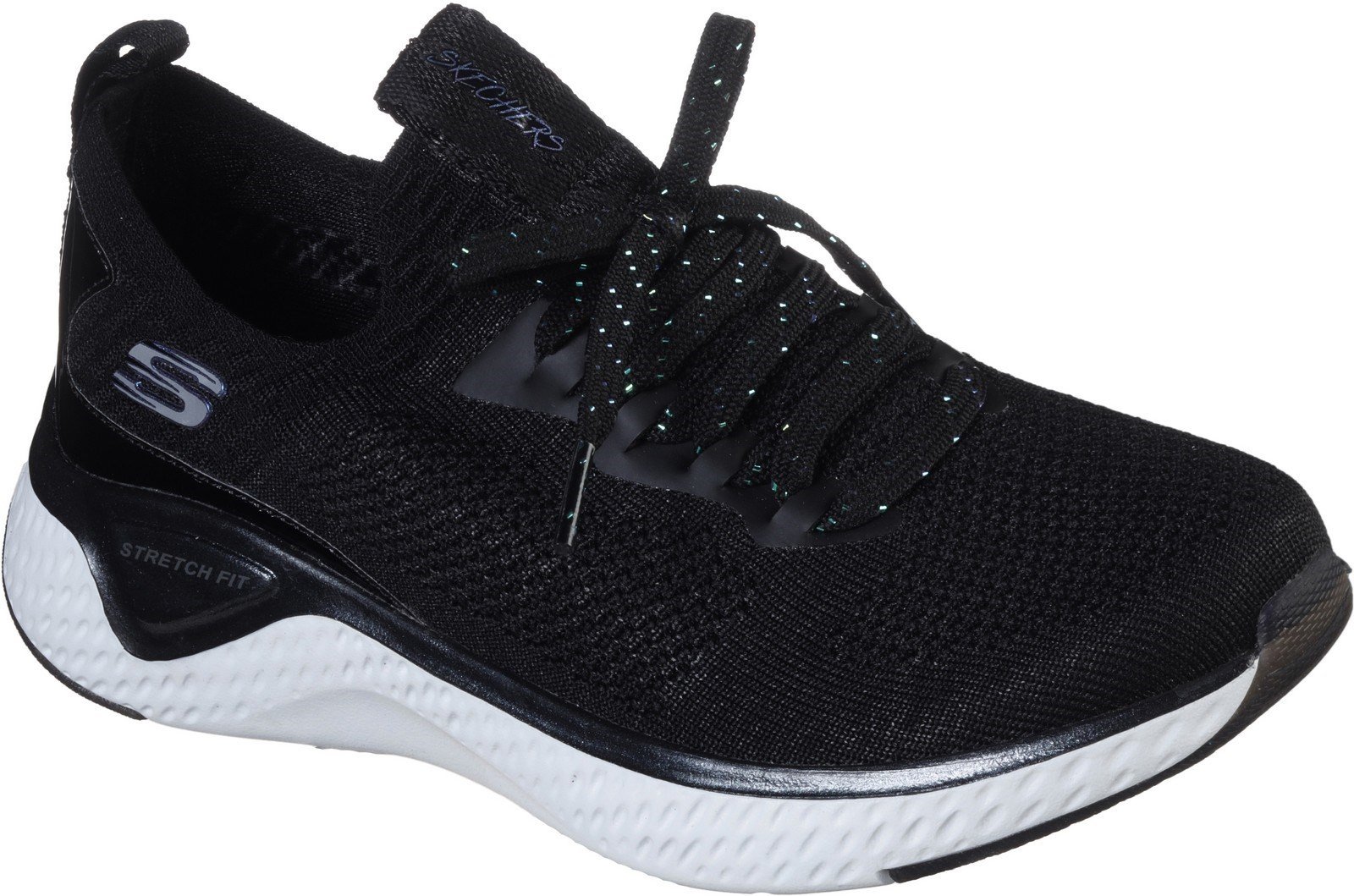 Skechers Women's Solar Fuse Gravity Experience Trainer Various Colours 30307 - Black 3