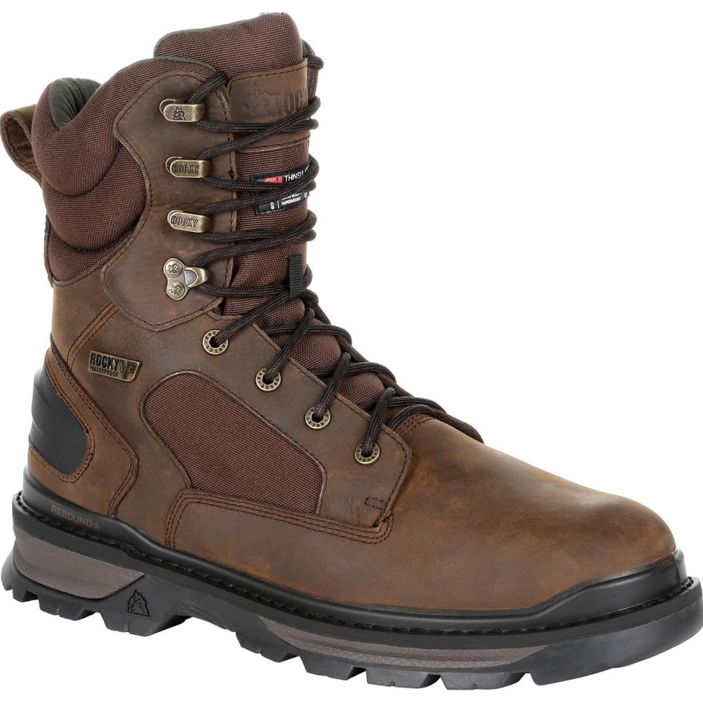 Rocky Size: 12 Wide Mens Brown Waterproof Outdoor Boots Leather | RKS0415 W 120