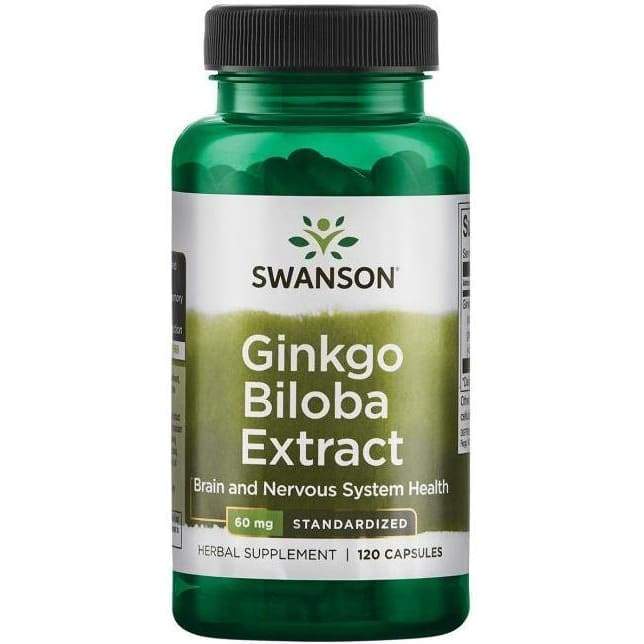 Ginkgo Biloba Extract 24%, 60mg - 120 caps