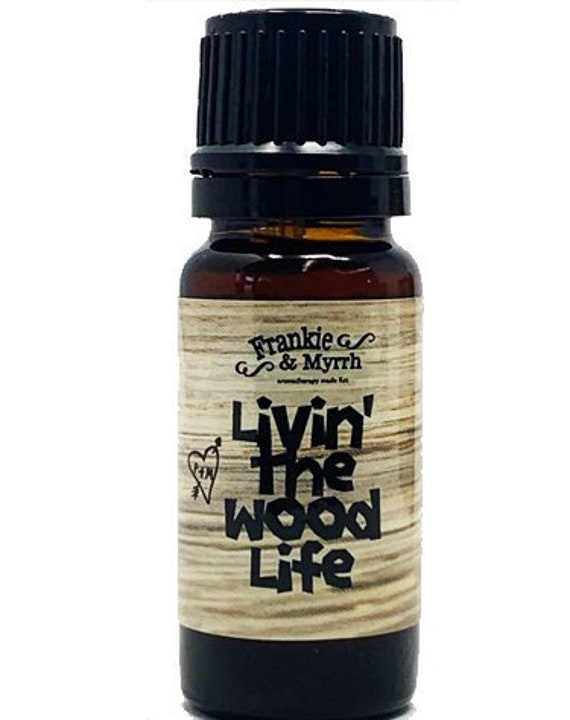 Livin' The Wood Life Essential Oil Blend| Patchouli, Cedar, Vanilla Natural Aromatherapy Blend For Stress