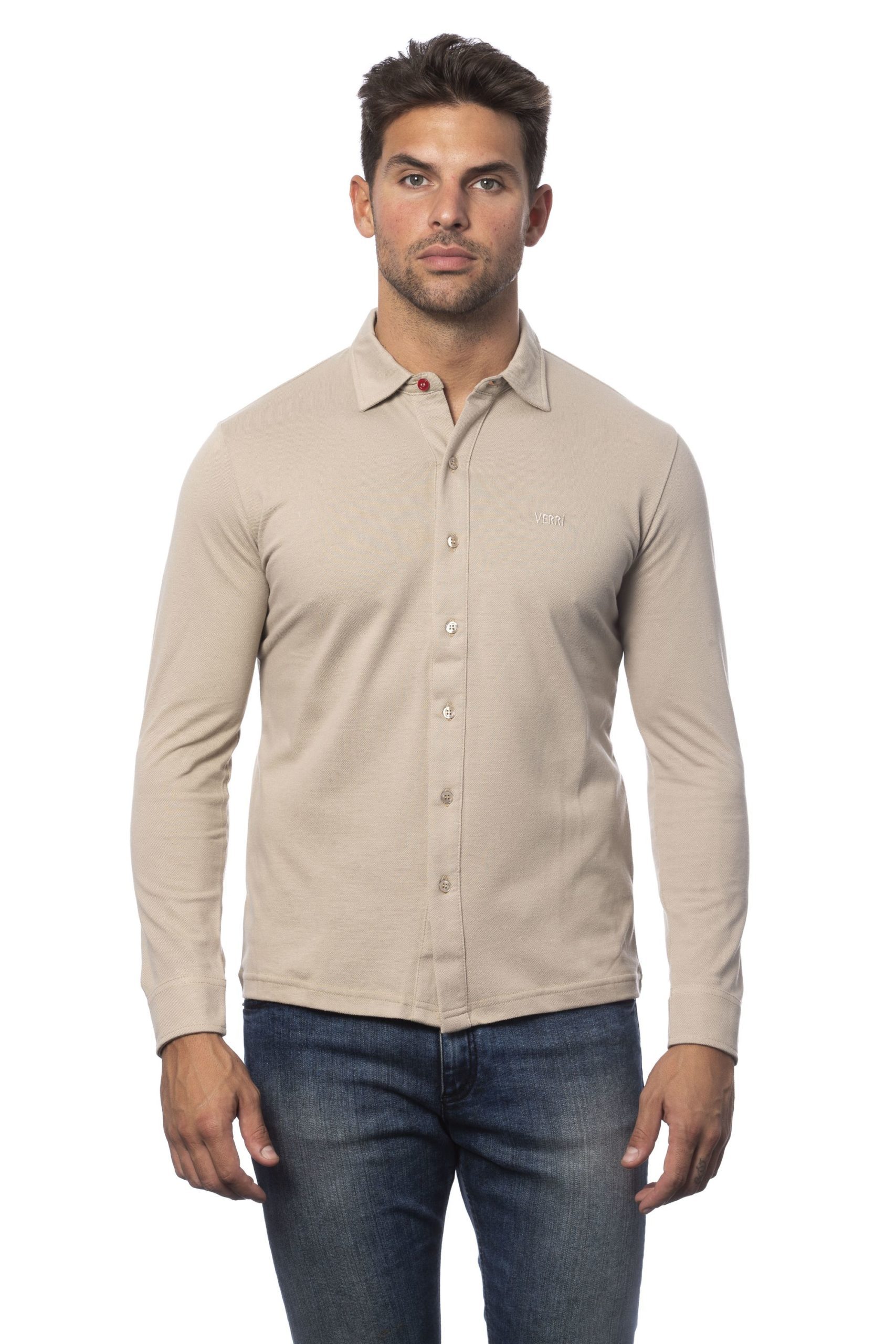 Verri Men's V Shirt Beige VE1394868 - XL