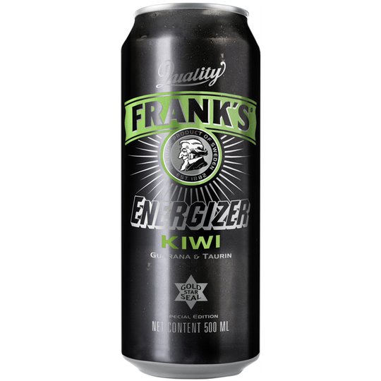 Energiajuoma "Frank's Kiwi" 500ml - 20% alennus