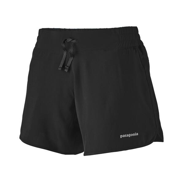 Patagonia Women's Nine Trails Shorts - 6" - Recycled Polyester, Black / L