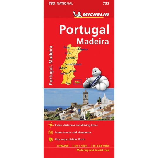 Osta Michelin Portugali, Madeira Kartta netistä