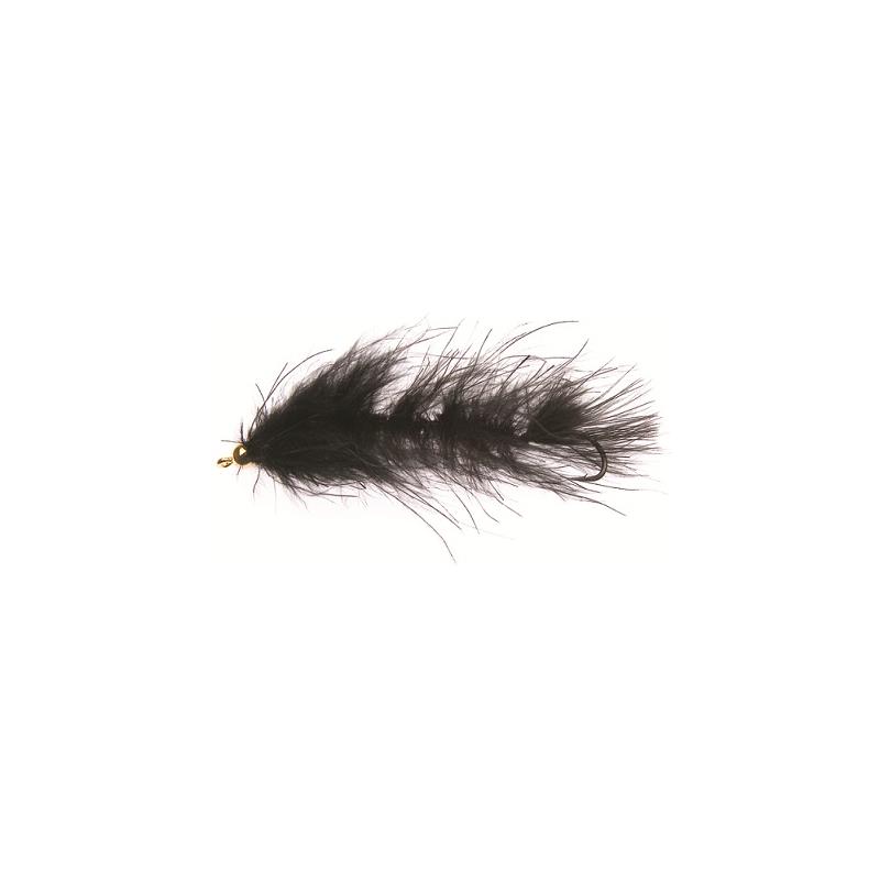 Marabou Worm #10 - Black Kjøp 12 fluer få gratis flueboks