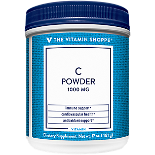 Vitamin C Powder - Cardiovascular, Immune & Antioxidant Support - 1,000 MG (17 oz. / 476 Servings)