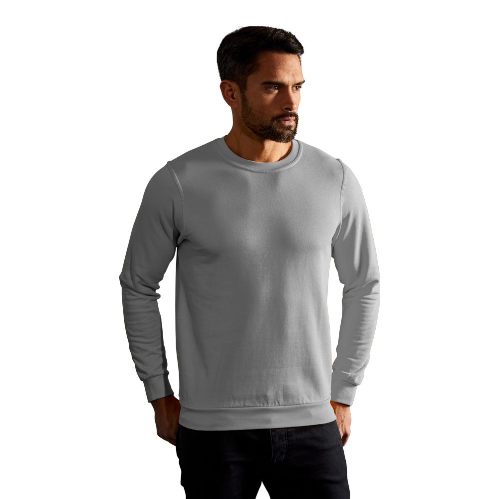 Premium Sweatshirt Herren, Grau, L