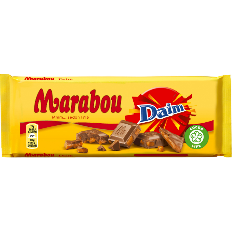 Marabou Chokladkaka Daim 100g - 80% rabatt