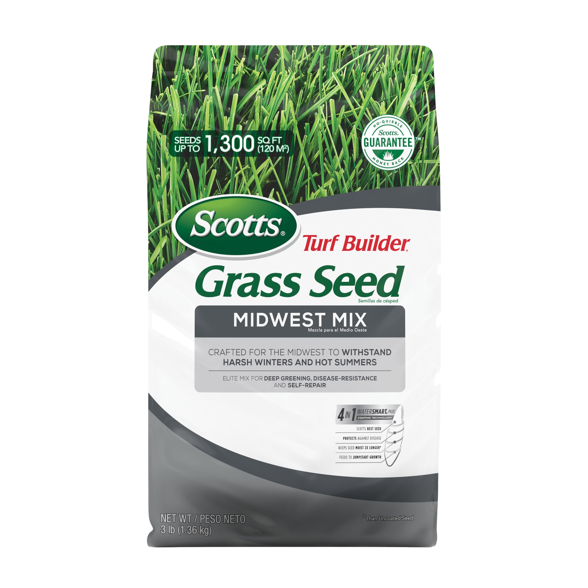 Scotts Turf Builder Midwest Mix 3-lb Mixture/Blend Grass Seed | 17940