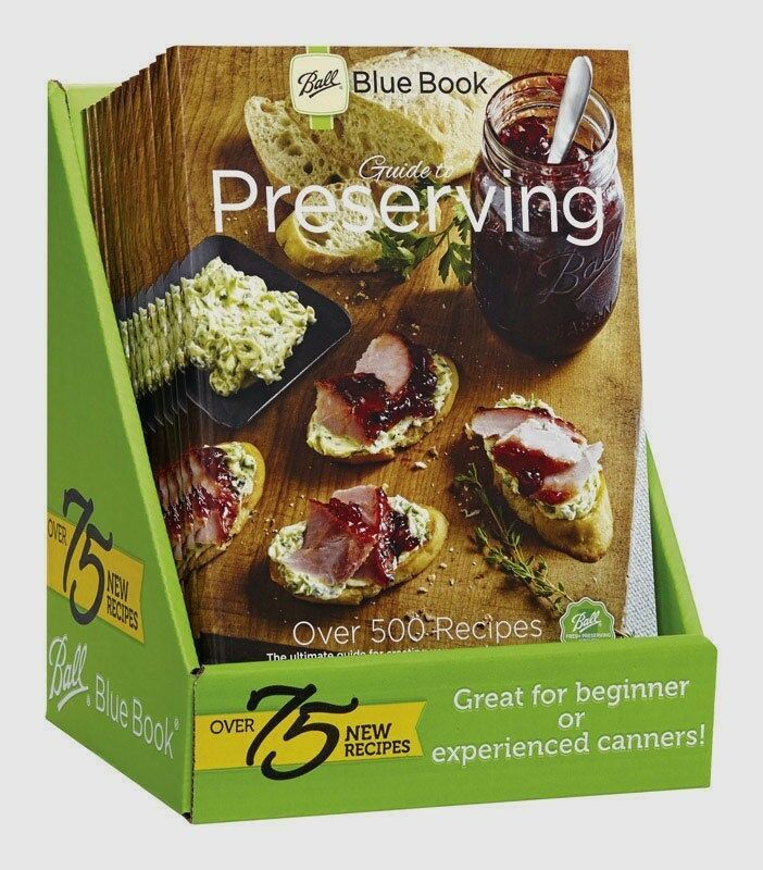New! 37th ed BALL Blue Cook Book Guide to Preserving CANNING Cooking 500 Recipes