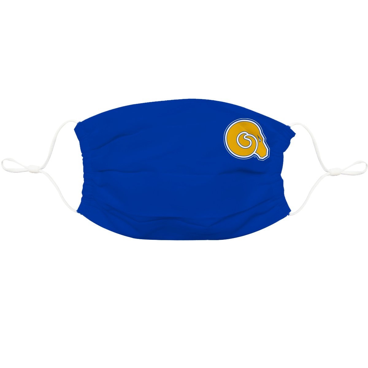 Albany State Rams Face Mask Solid Blue