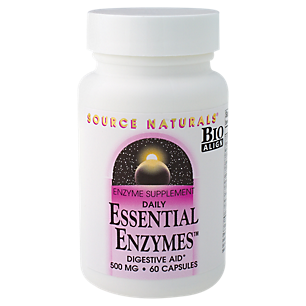 Daily Essential Enzymes Digestive Aid - 500 MG (60 Capsules)