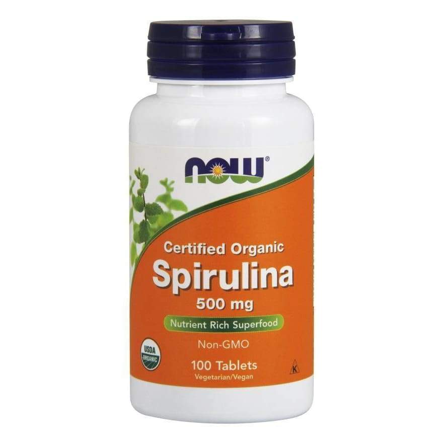 Spirulina Organic, 500mg - 100 tablets