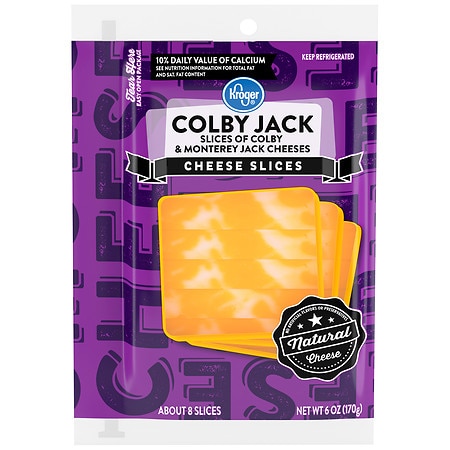 Kroger Colby Jack Cheese Slices - 6.0 oz