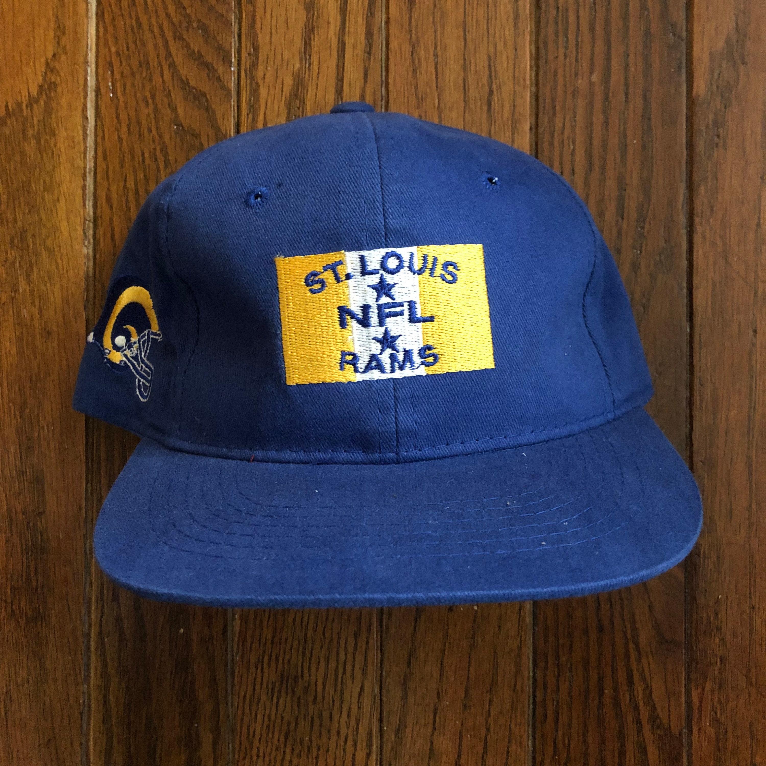 Vintage 90S St. Louis Rams Nfl Snapback Hat Baseball Cap
