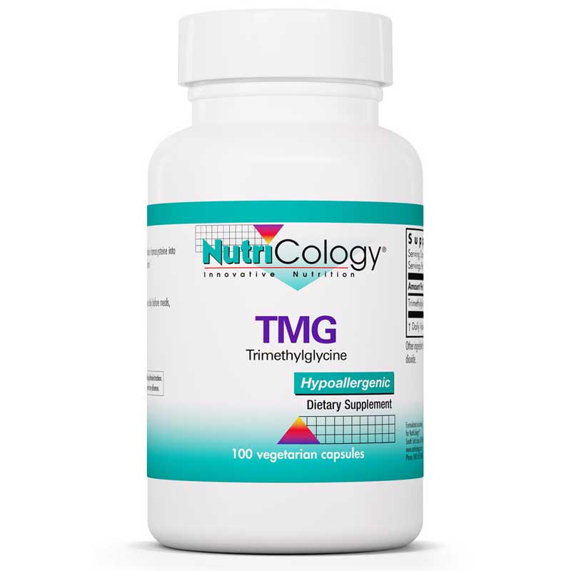 Nutricology TMG Trimethylglycine 100 Veg Capsules