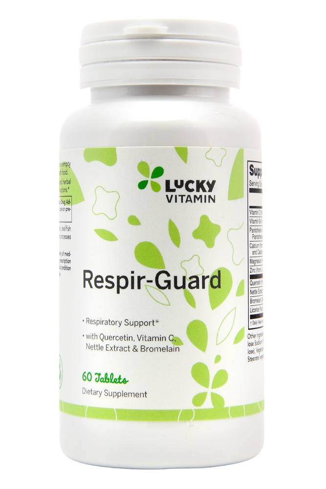 LuckyVitamin - Respir-Guard Respiratory Support with Quercetin Vitamin C Nettle & Bromelain - 60 Tablets