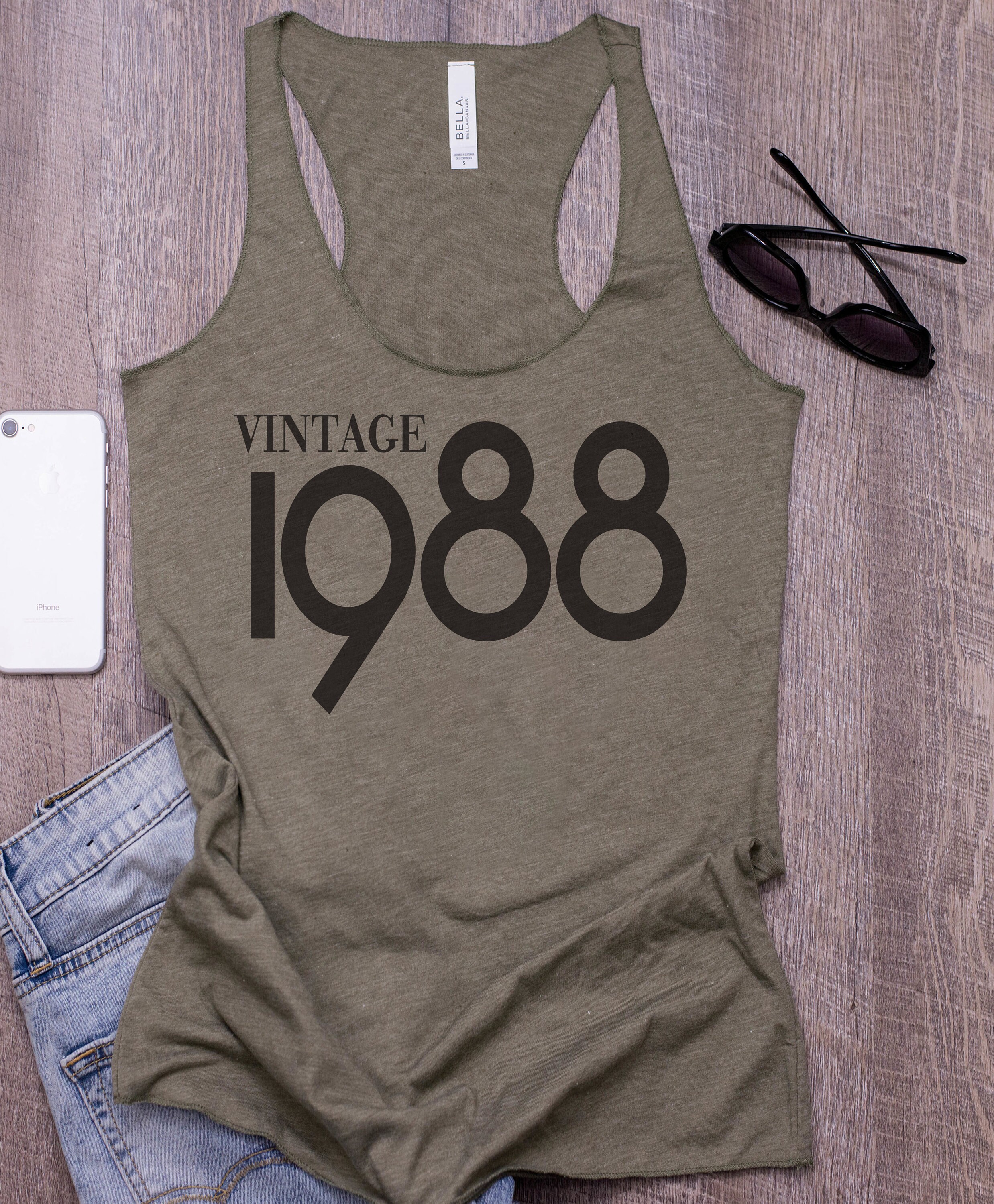 30Th Birthday Gifts For Women - Vintage 1988 Tank Top Gift Wife This Is 30 Tanks