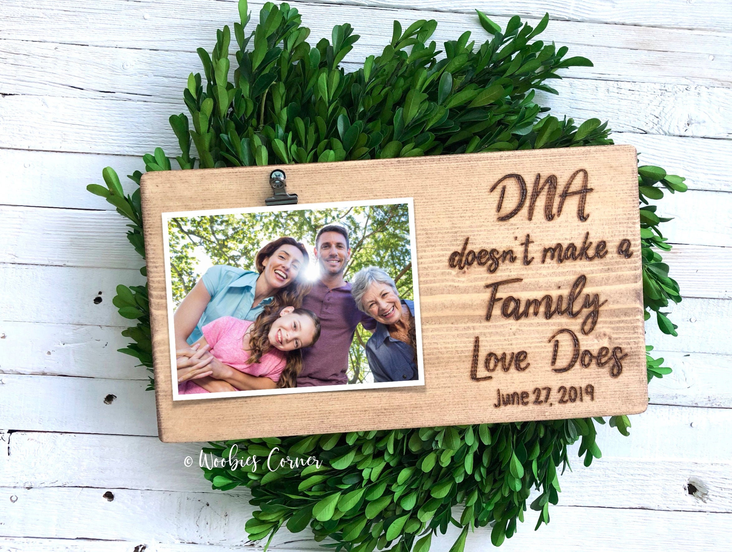 Blended Family Wedding Gift, Family Picture Frame, Second Step Parent Gift