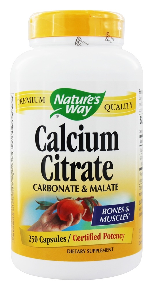 Nature's Way - Calcium Citrate Complex - 250 Capsules