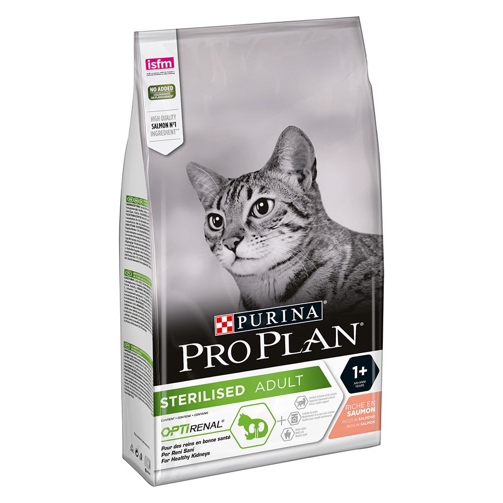 Purina Pro Plan Sterilised Cat Optirenal - Rich in Salmon - 10kg