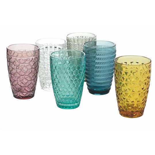 Buy Geometrie 6 Piece Assorted Glassware Set online