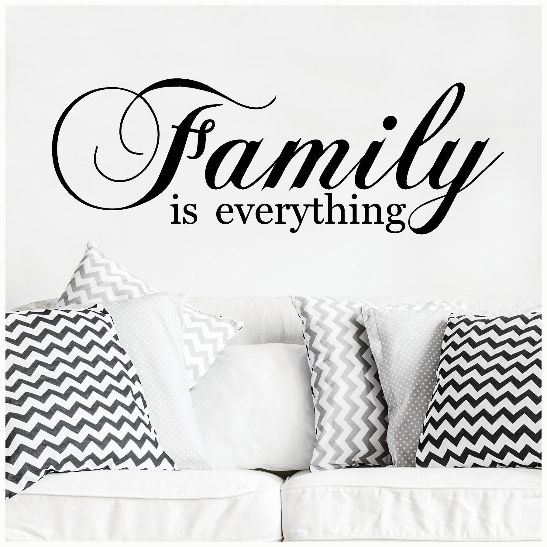 Family Is Everything Vinyl Lettering Art Decal Wall Sticker Diy Sign