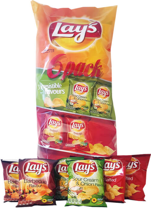Lay's 6-pack - 165 g