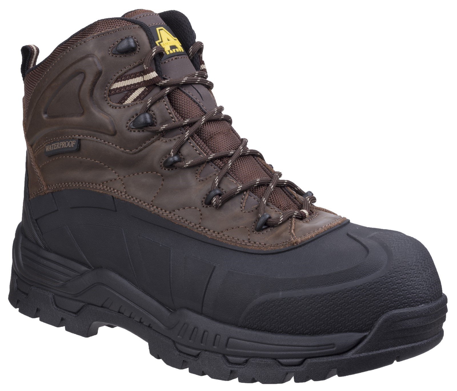 Amblers Unisex Safety Orca Safety Boot Brown 25156 - Brown 4