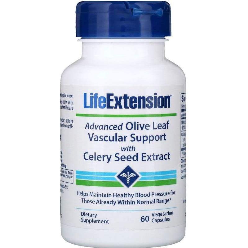Advanced Olive Leaf Vascular Support with Celery Seed Extract - 60 vcaps