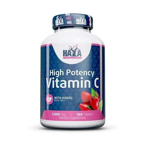 High Potency Vitamin C with Rose Hips, 1000mg - 100 tablets
