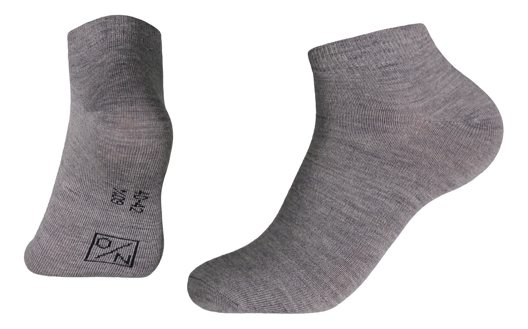 North Outdoor Merino Wool Socks LOW - Merino 60, Grey / 45-47
