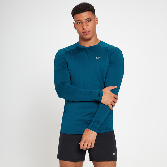 Köp MP Men's Velocity Long Sleeve Top - Poseidon - XXS