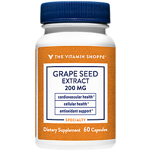 Grape Seed Extract - Antioxidant for Cardiovascular Health - 200 MG (60 Capsules)