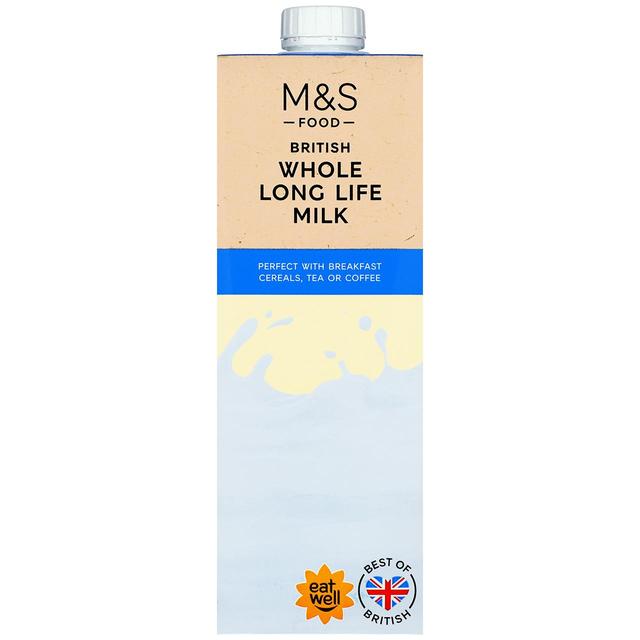 M&S British Whole Milk Long Life