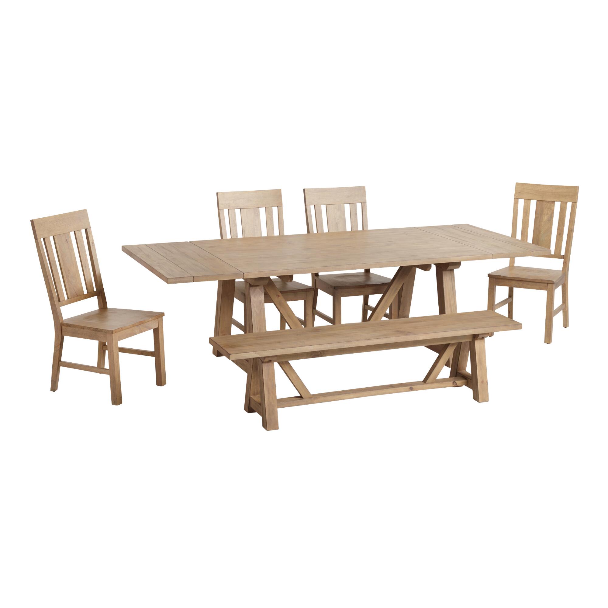 Wood Farmhouse Leona Dining Collection by World Market