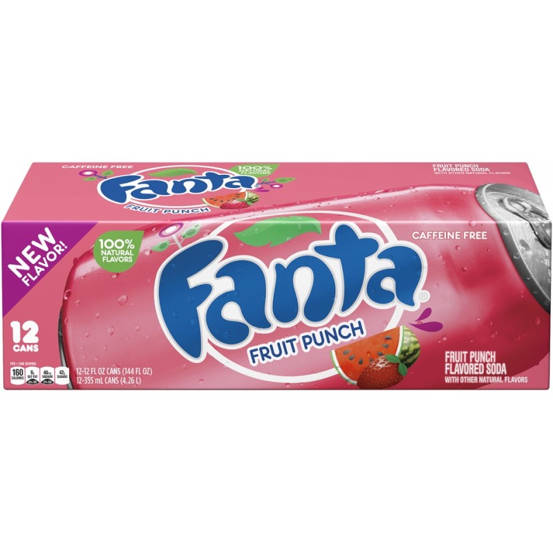 Fanta Fruit Punch 12-Pack