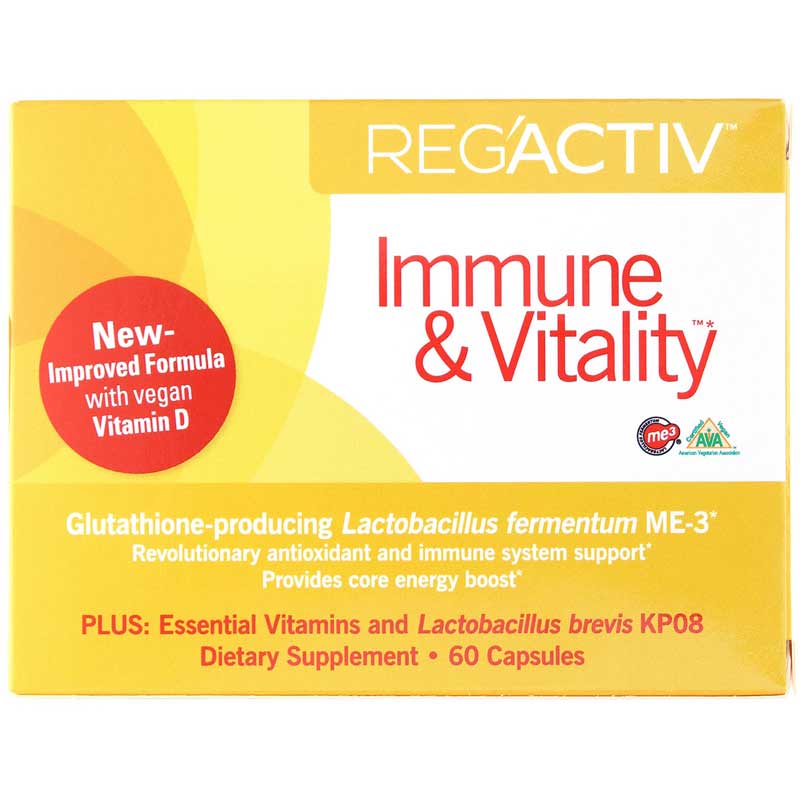 Essential Formulas Regtactiv Immune & Vitality 60 Capsules