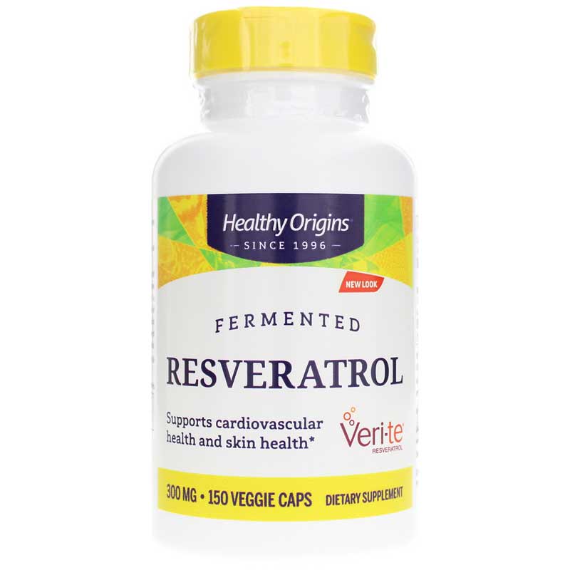 Healthy Origins Resveratrol with Red Wine Extract 300 Mg 150 Veg Capsules