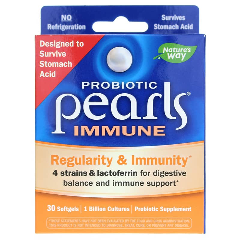 Natures Way Probiotic Pearls Immune 30 Softgels