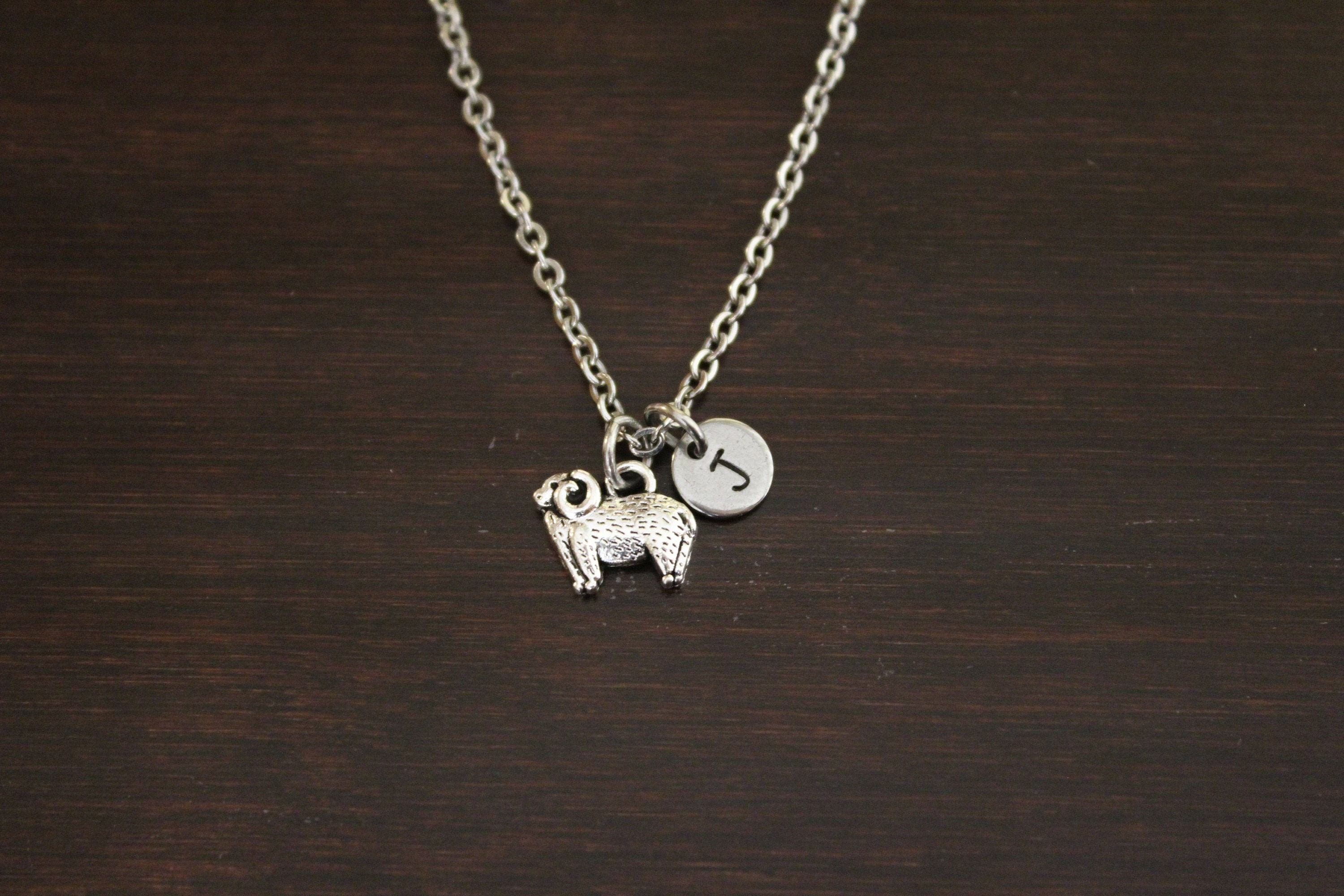 Ram Necklace - Lover Jewelry Animal Farm Gift Sheep Charm I/B/H