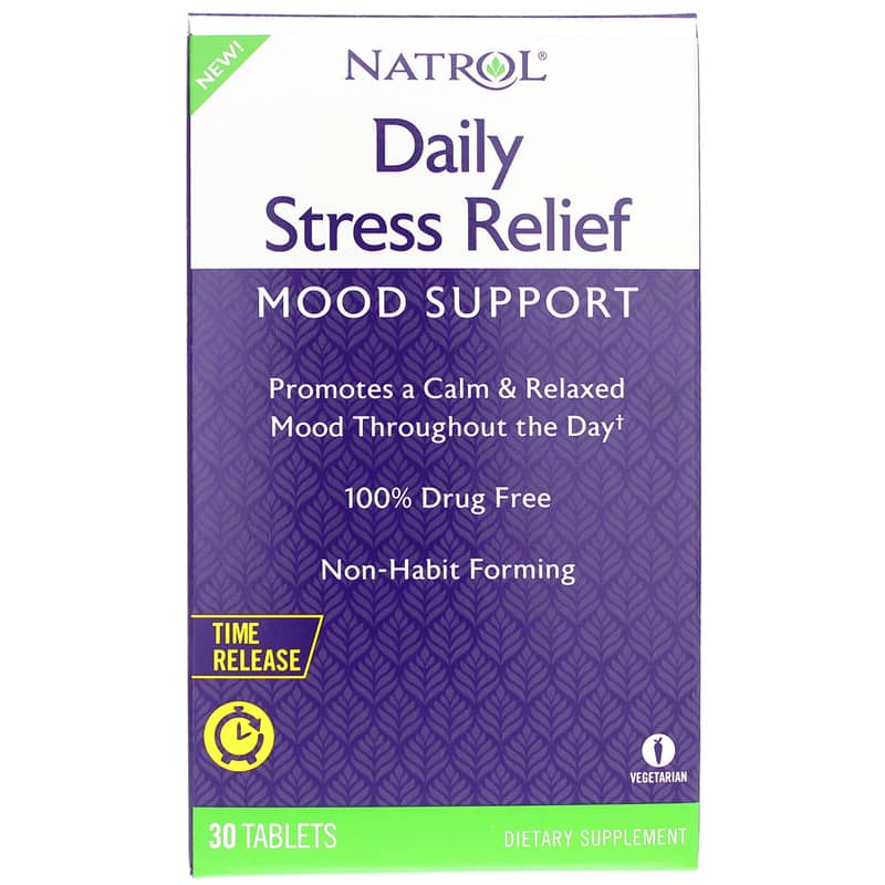 Natrol Daily Stress Relief 30 Tablets