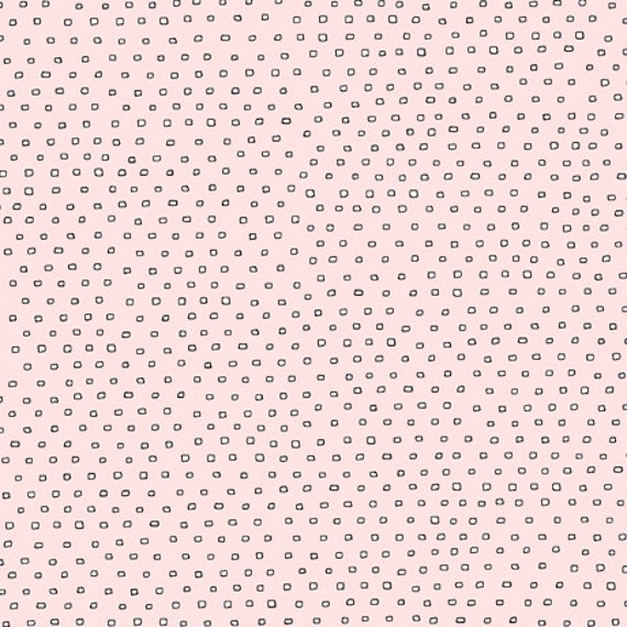 Baby Pink Square Dots Blender From Pixie Collection Quilting Treasure Fabric - 100% Quilt Shop Cotton