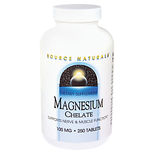 Magnesium Chelate - 100 MG (250 Tablets)