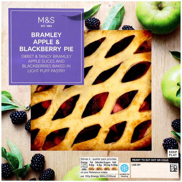 M&S Apple & Blackberry Puff Pastry Pie