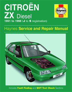Haynes Reparationshandbok, Citroën ZX Diesel, Universal