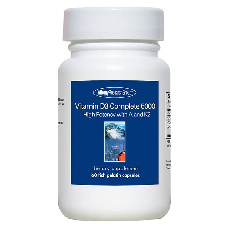 Allergy Research Group Vitamin D3 Complete 5000 60 Gel Capsules