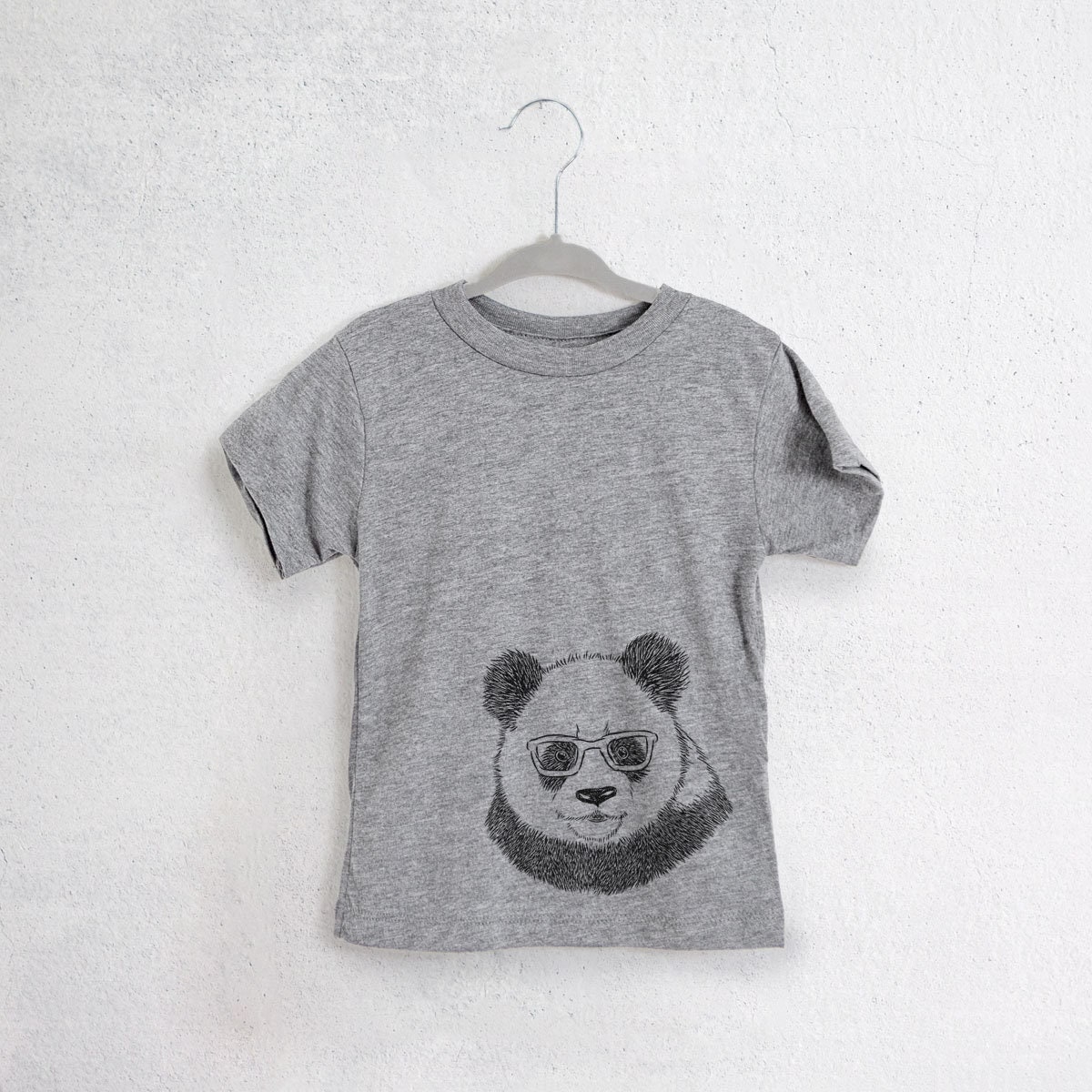 Po The Panda Bear Sunglasses Tri-Blend Shirt - Kids Animal Tshirt Glasses T Children Girl Boy Unisex Clothing